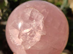 Polished Rose Quartz Spheres x 2 Madagascar - Toprock Gemstones and Minerals 