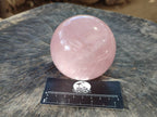 Polished Rose Quartz Spheres x 2 Madagascar - Toprock Gemstones and Minerals 