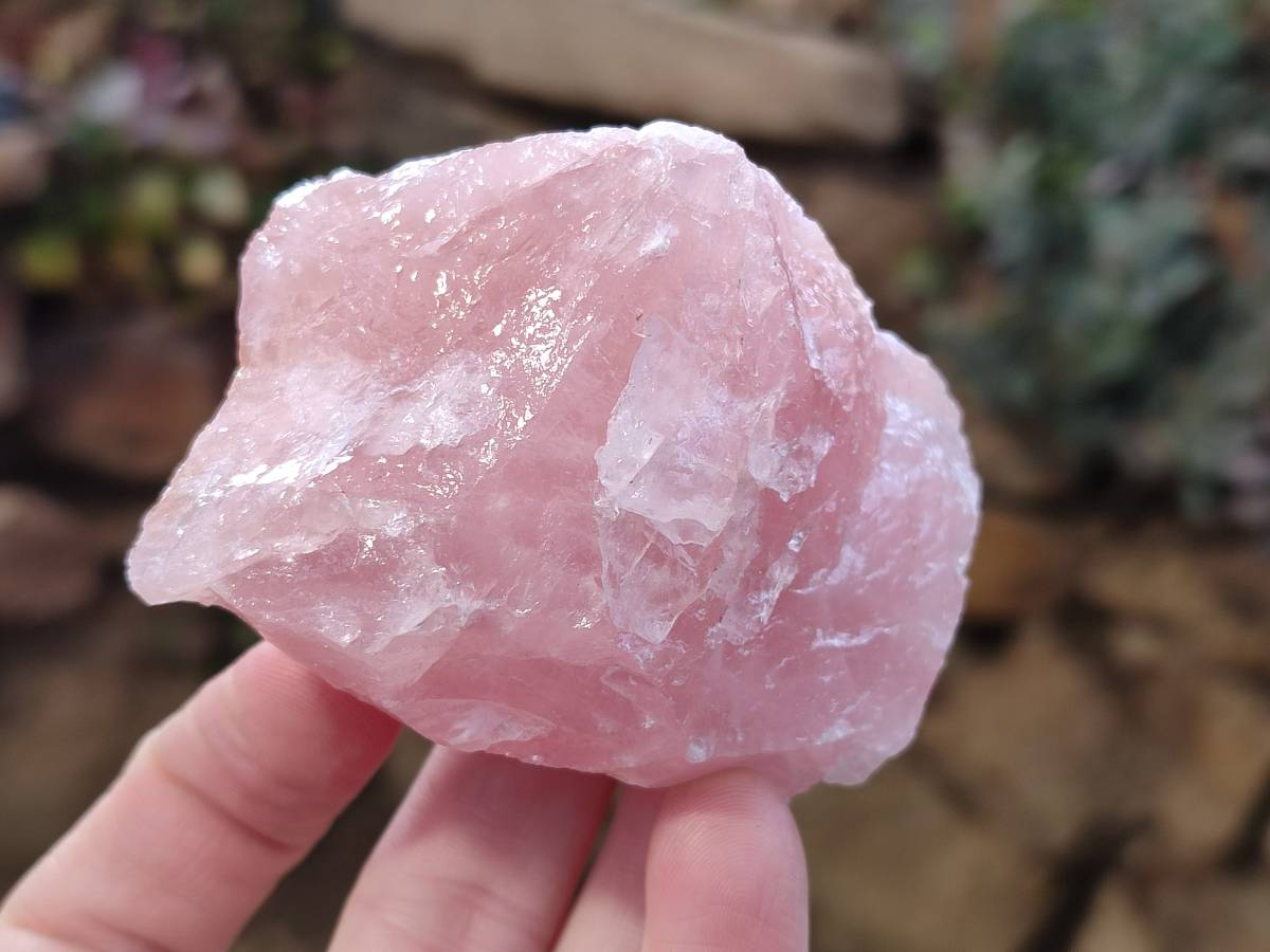 Natural Pink Rose Quartz Cobbed Specimens x 24 From North Cape, South Africa - Toprock Gemstones and Minerals 