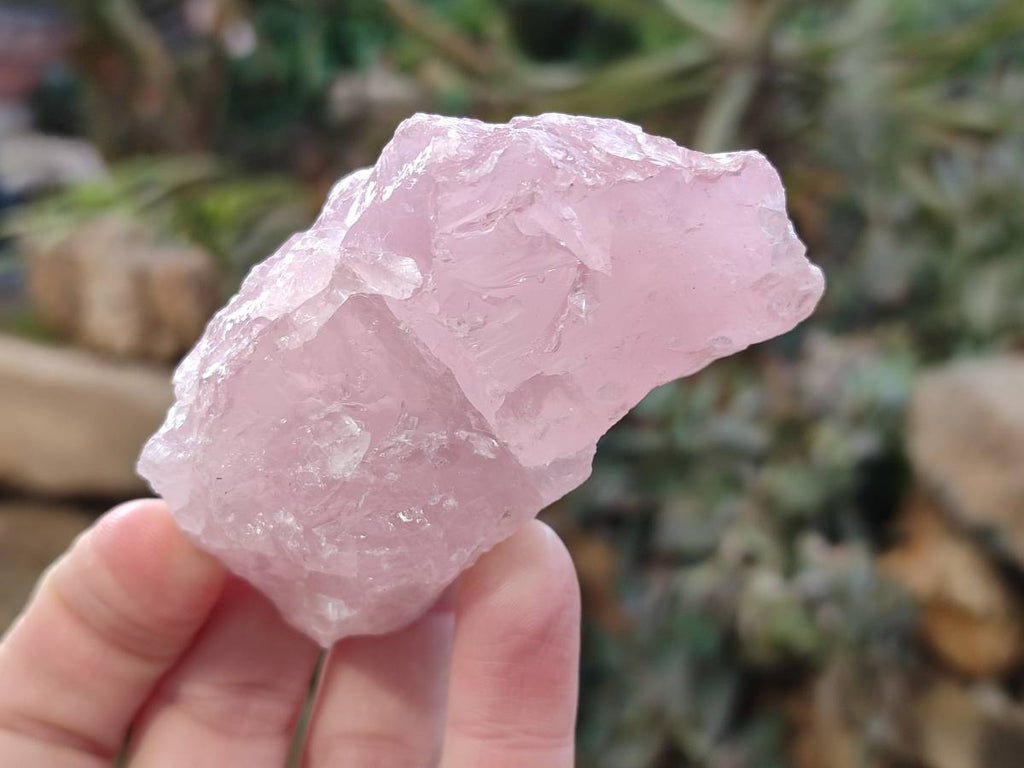 Natural Pink Rose Quartz Cobbed Specimens x 24 From North Cape, South Africa - Toprock Gemstones and Minerals 