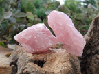 Natural Pink Rose Quartz Cobbed Specimens x 24 From North Cape, South Africa - Toprock Gemstones and Minerals 