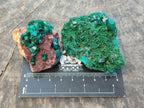 Natural Dioptase on Dolomite Matrix Specimens x 12 From Likasi, Congo - Toprock Gemstones and Minerals 