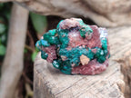 Natural Dioptase on Dolomite Matrix Specimens x 12 From Likasi, Congo - Toprock Gemstones and Minerals 