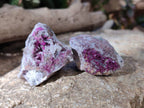 Natural Drusy Salrose on Dolomite Matrix Specimens x 12 From Kakanda, Congo - Toprock Gemstones and Minerals 