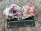 Natural Drusy Salrose on Dolomite Matrix Specimens x 12 From Kakanda, Congo - Toprock Gemstones and Minerals 