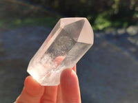 Polished Clear Quartz Crystals x 12 From Madagascar