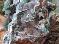 Natural Ball Malachite On Dolomite Matrix Specimen x 1 From Kambove, Congo
