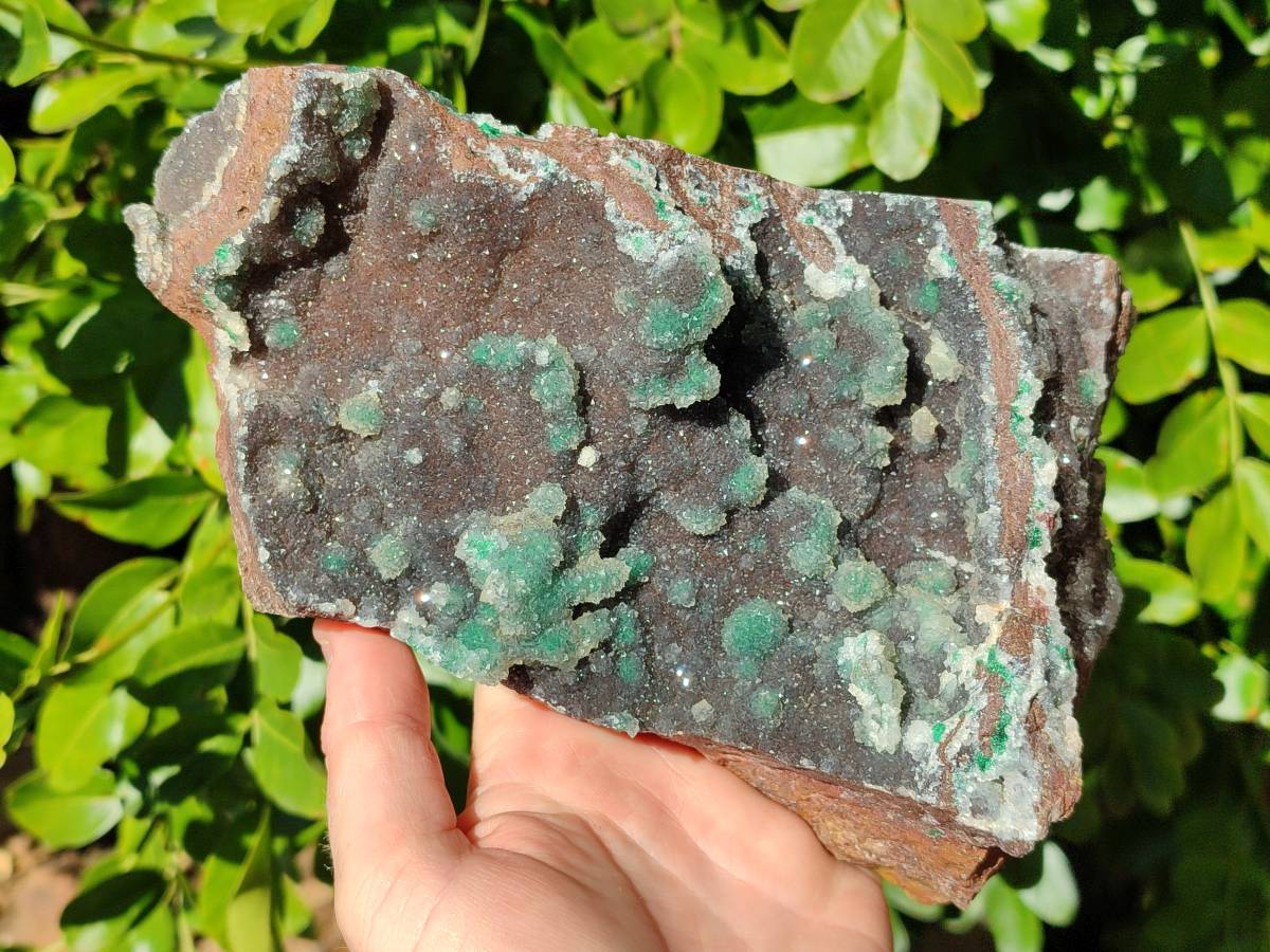 Natural Ball Malachite On Dolomite Matrix Specimen x 1 From Kambove, Congo - Toprock Gemstones and Minerals 