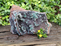 Natural Ball Malachite On Dolomite Matrix Specimen x 1 From Kambove, Congo