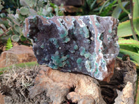 Natural Ball Malachite On Dolomite Matrix Specimen x 1 From Kambove, Congo