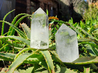 Polished Clear Quartz Crystals x 6 From Madagascar
