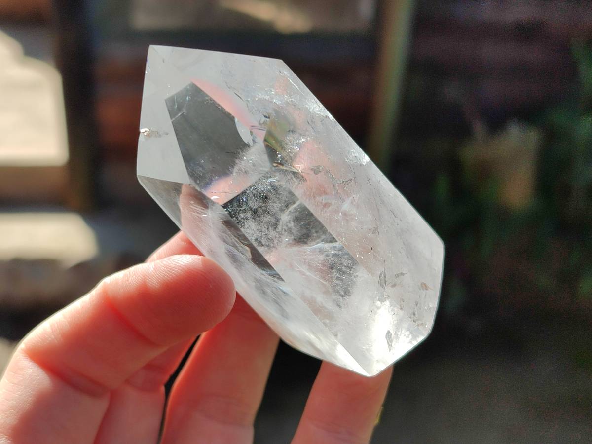 Polished Clear Quartz Crystals x 6 From Madagascar - Toprock Gemstones and Minerals 