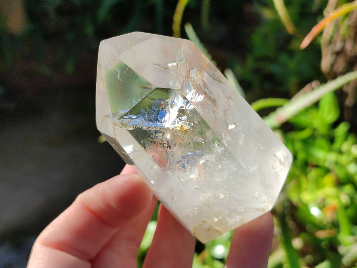 Polished Clear Quartz Crystals x 6 From Madagascar - Toprock Gemstones and Minerals 