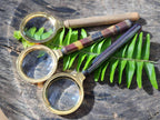 Hand Made Gemstone Magnifying Glasses x 11 From Southern Africa - Toprock Gemstones and Minerals 