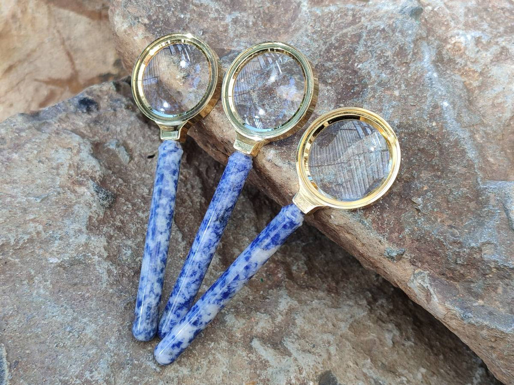 Hand Made Gemstone Magnifying Glasses x 11 From Southern Africa - Toprock Gemstones and Minerals 