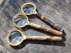 Hand Made Gemstone Magnifying Glasses x 11 From Southern Africa - Toprock Gemstones and Minerals 