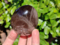 Polished Smokey Quartz Gemstone Eggs x 4 From Madagascar - Toprock Gemstones and Minerals 