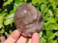 Polished Smokey Quartz Gemstone Eggs x 4 From Madagascar - Toprock Gemstones and Minerals 