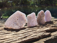 Polished Blue Lace Agate Tumbled Stones x 12 From Nsanje, Malawi