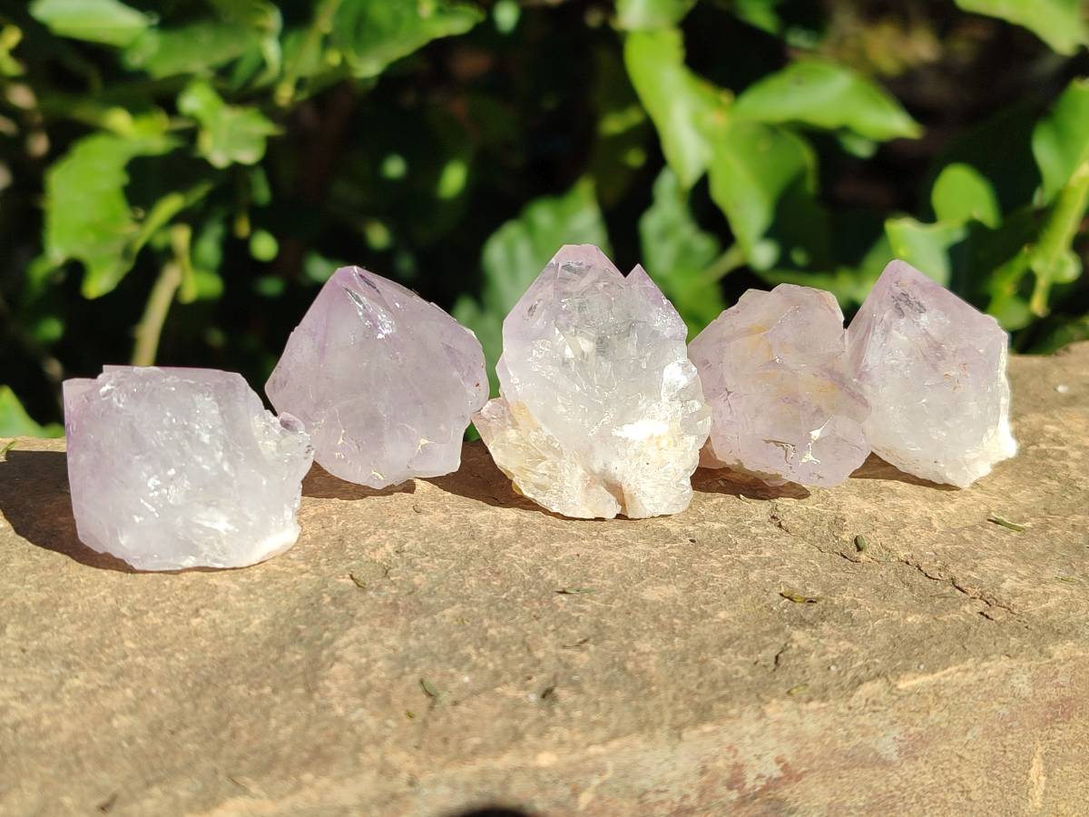 Natural Amethyst Spirit Quartz Clusters x 35 From Boekenhouthoek, South Africa - Toprock Gemstones and Minerals 