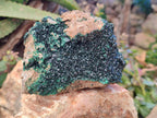 Natural Super Rare Crystalline Malachite Specimens x 2 From Tenke Fungurume, Congo - Toprock Gemstones and Minerals 
