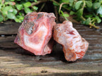 Polished On One Side Red Sashe River Agate Nodules x 12 From Zimbabwe - Toprock Gemstones and Minerals 
