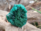 Natural Dioptase Crystals with Malachite on Dolomite Matrix Specimens x 12 From Likasi, Congo - Toprock Gemstones and Minerals 
