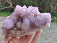 Natural Sunburst Amethyst Spirit Quartz Clusters x 2 From Boekenhouthoek, South Africa
