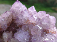 Natural Sunburst Amethyst Spirit Quartz Clusters x 2 From Boekenhouthoek, South Africa