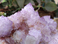 Natural Sunburst Amethyst Spirit Quartz Clusters x 2 From Boekenhouthoek, South Africa