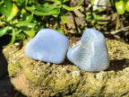 Polished Blue Lace Agate Tumbled Stones x 20 From Nsanje, Malawi - Toprock Gemstones and Minerals 