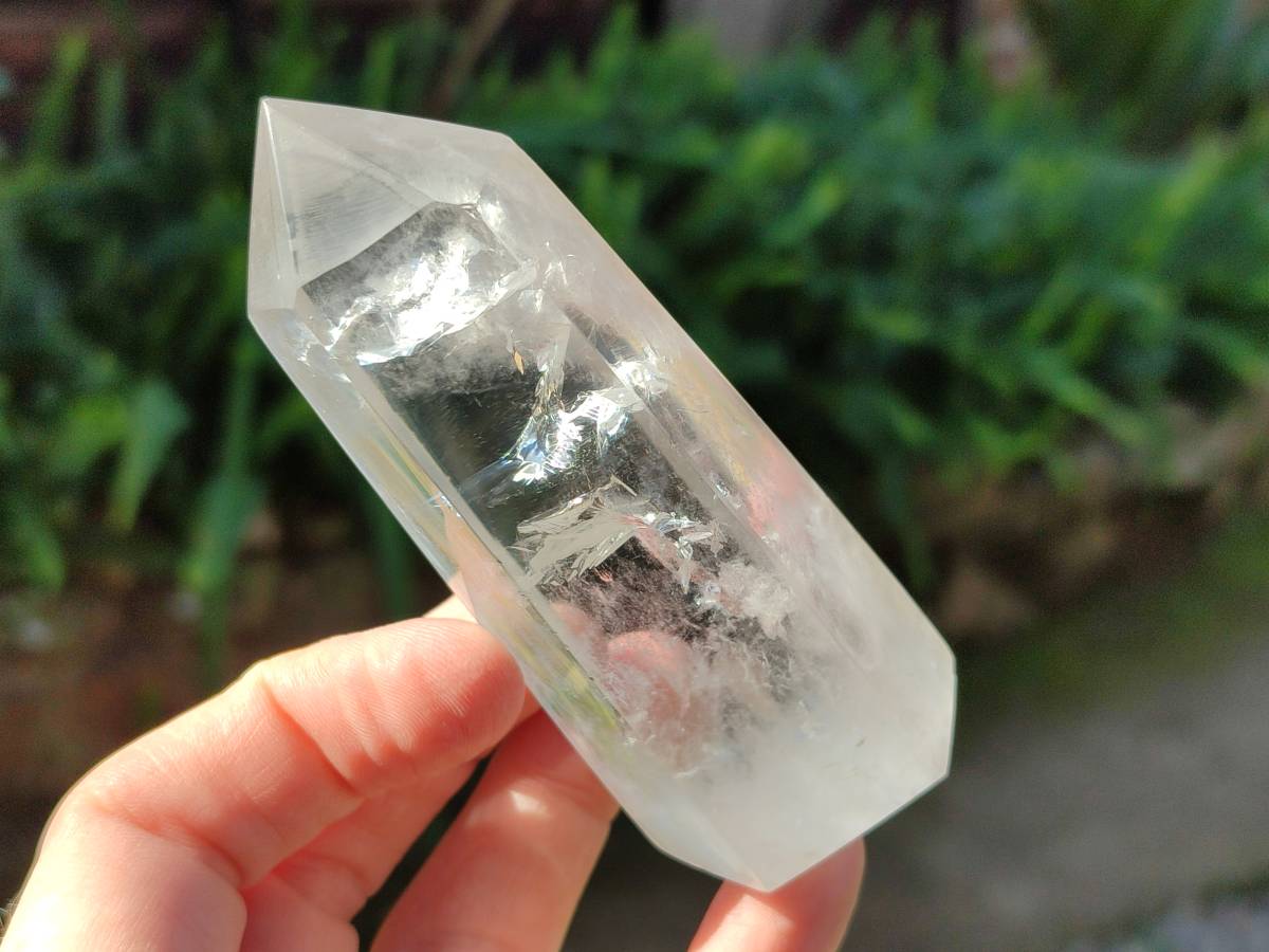 Polished Clear Quartz Crystals x 6 From Madagascar - Toprock Gemstones and Minerals 
