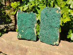 Natural Crystalline Malachite Specimens x 3 From Tenke Fungurume, Congo - Toprock Gemstones and Minerals 