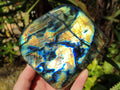 Polished Labradorite Standing Free Forms x 2 From Tulear, Madagascar - Toprock Gemstones and Minerals 