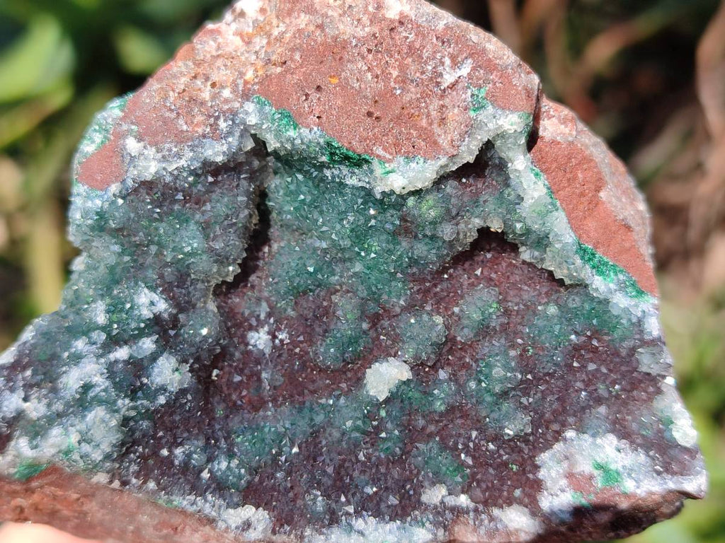 Natural Ball Malachite On Quartz Matrix Specimens x 2 From Kambove, Congo - Toprock Gemstones and Minerals 