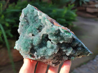 Natural Ball Malachite On Quartz Matrix Specimens x 2 From Kambove, Congo