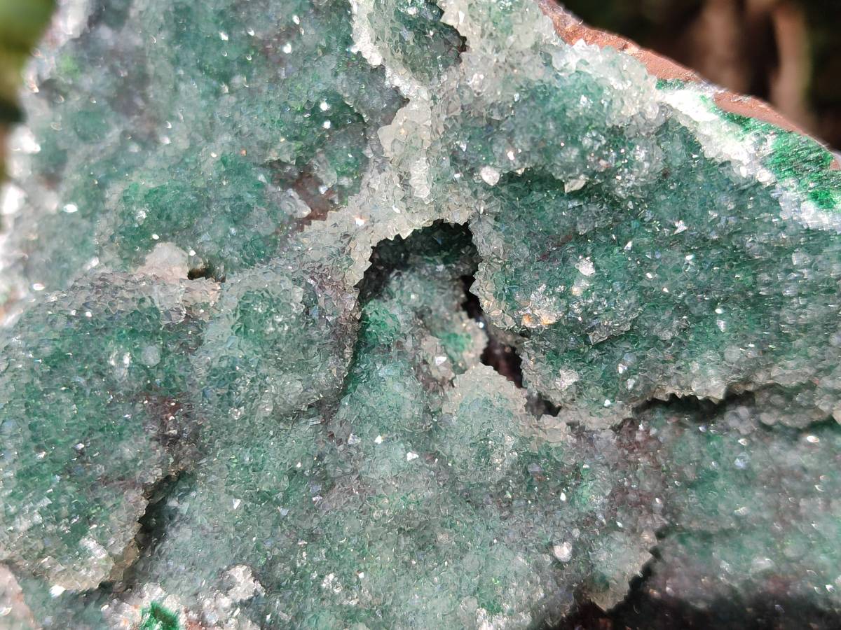 Natural Ball Malachite On Quartz Matrix Specimens x 2 From Kambove, Congo - Toprock Gemstones and Minerals 
