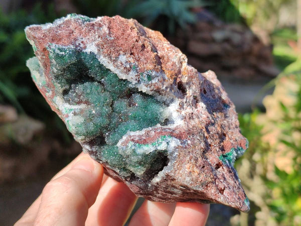 Natural Ball Malachite On Quartz Matrix Specimens x 2 From Kambove, Congo