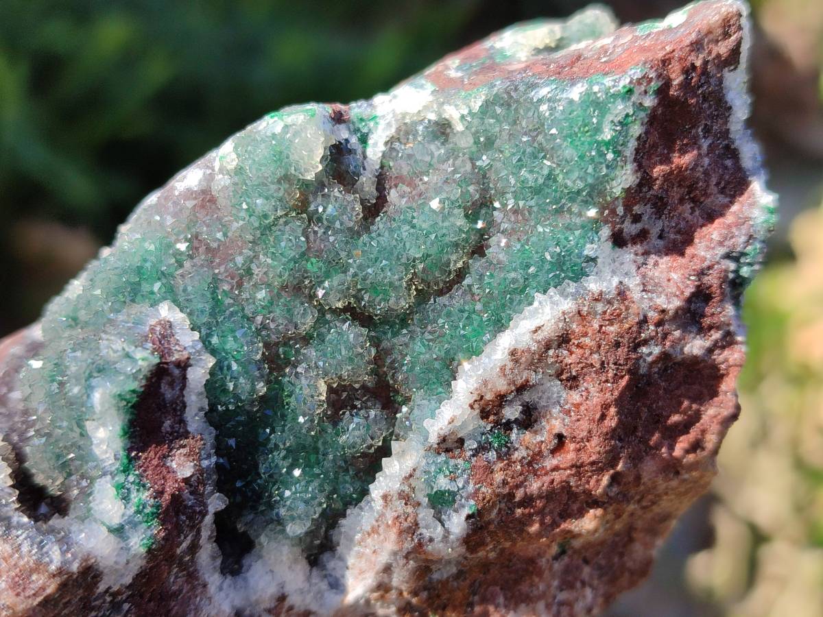 Natural Ball Malachite On Quartz Matrix Specimens x 2 From Kambove, Congo - Toprock Gemstones and Minerals 