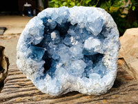 Natural Extra Large Celestite Geode Specimen x 1 From Sakoany, Madagascar - Toprock Gemstones and Minerals 