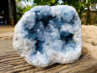 Natural Extra Large Celestite Geode Specimen x 1 From Sakoany, Madagascar - Toprock Gemstones and Minerals 