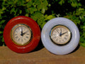 Hand Made Stone Alarm Clocks x 2 From China - Toprock Gemstones and Minerals 