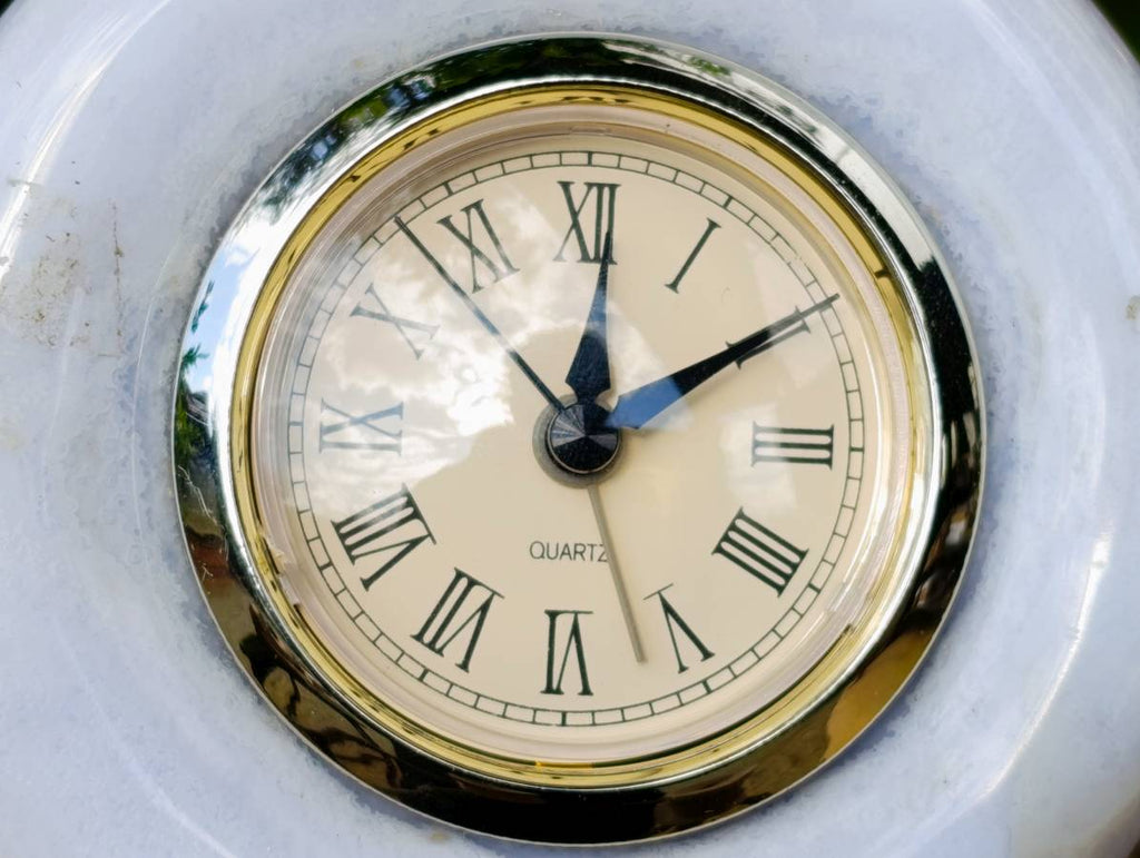 Hand Made Stone Alarm Clocks x 2 From China - Toprock Gemstones and Minerals 