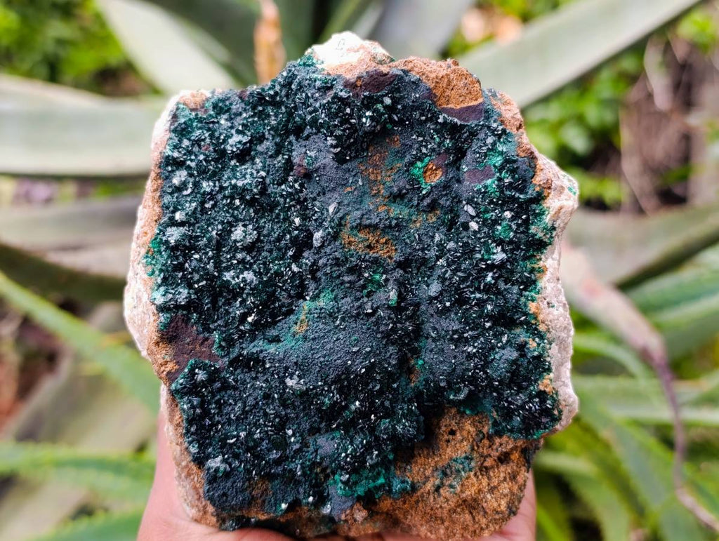 Natural Crystalline Malachite Specimens x 2 From Tenke Fungurume, Congo - Toprock Gemstones and Minerals 