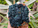 Natural Crystalline Malachite Specimens x 2 From Tenke Fungurume, Congo - Toprock Gemstones and Minerals 