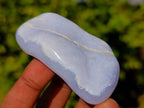Polished Blue Lace Agate Tumbled Stones x 20 From Nsanje, Malawi - Toprock Gemstones and Minerals 