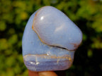 Polished Blue Lace Agate Tumbled Stones x 20 From Nsanje, Malawi - Toprock Gemstones and Minerals 