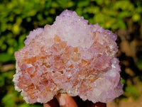 Natural Amethyst Spirit Quartz Clusters x 2 From Boekenhouthoek, South Africa