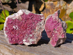 Natural Drusy Salrose on Dolomite Matrix Specimens x 2 From Kakanda, Congo - Toprock Gemstones and Minerals 