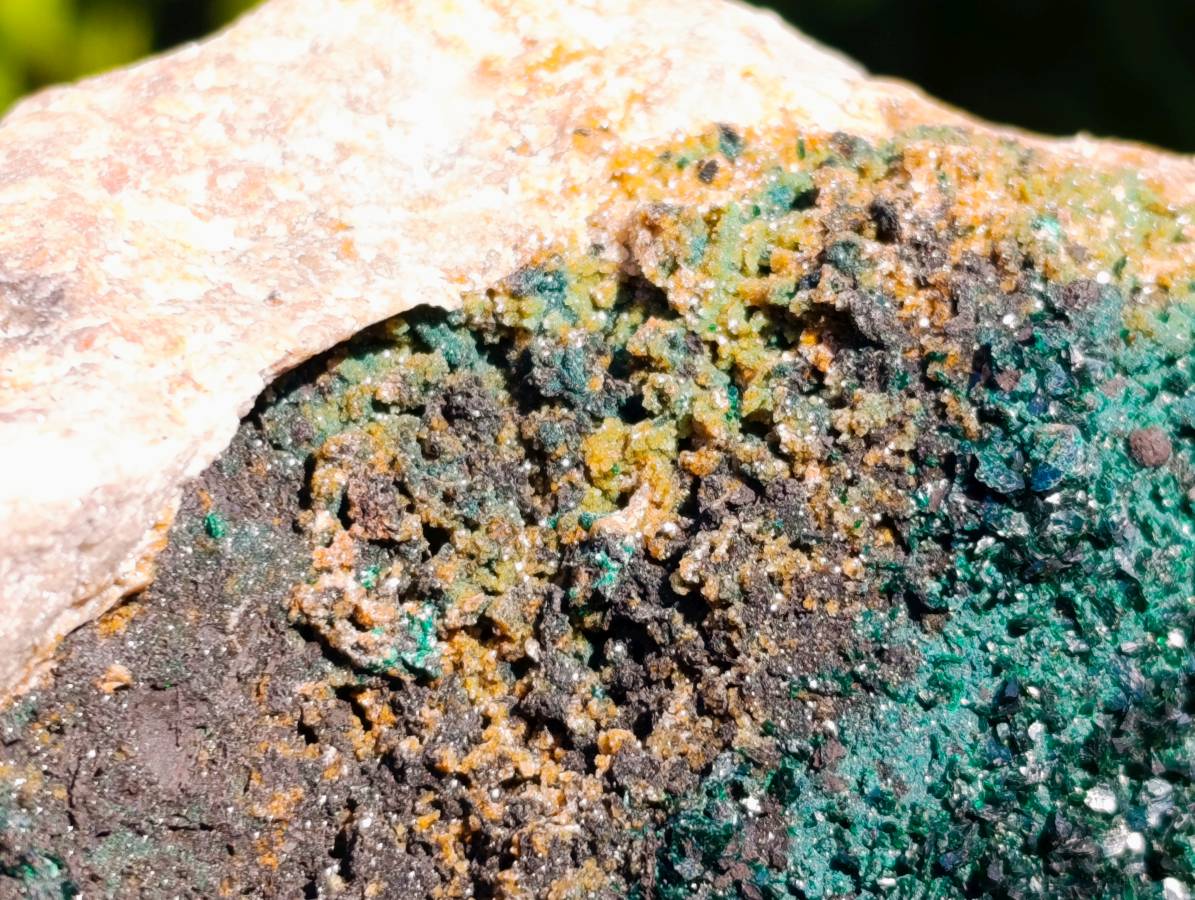 Natural Crystalline Malachite Specimen x 1 From Congo - Toprock Gemstones and Minerals 